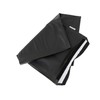 Wind Deflector Bag 130 x 70 cm Black Faux Leather