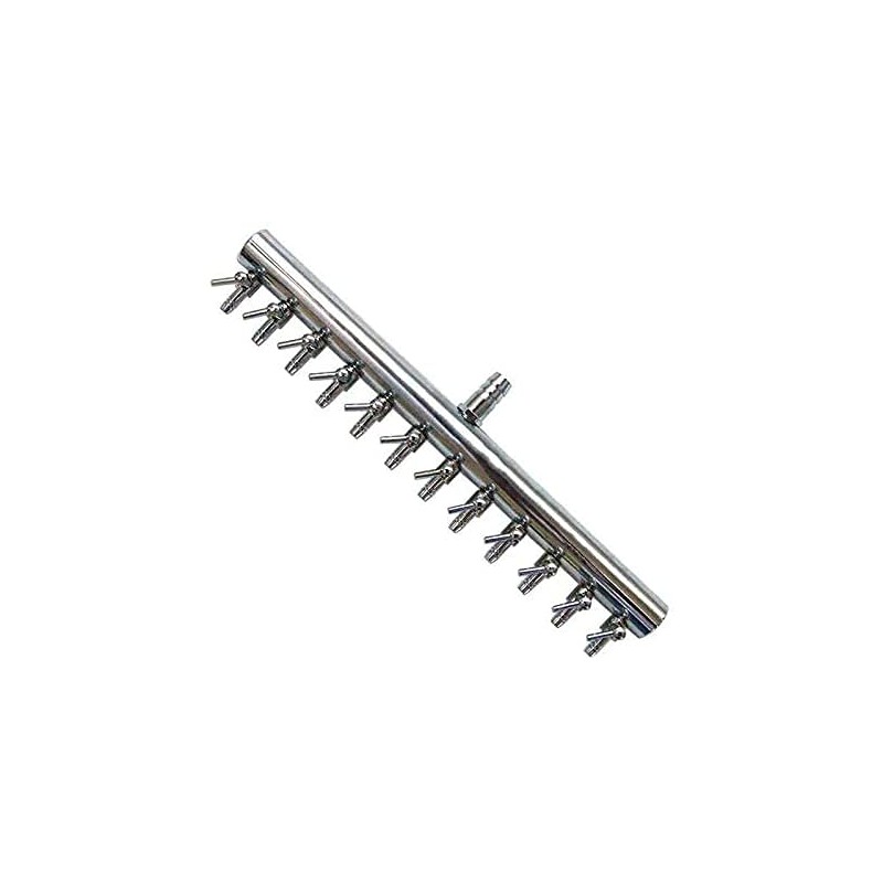 bnafes Aquarium Air Valve 12 Way Inline Manifold Air Flow