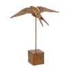 Hi-Line Gift Ltd. Resin Swallow Statue Home Tabletop Decor