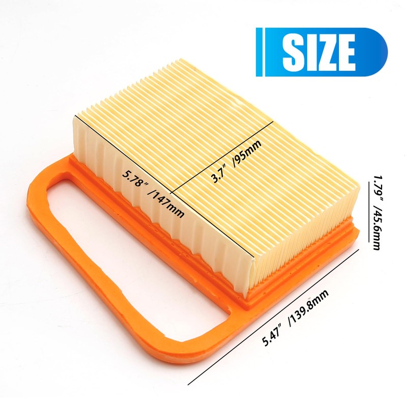 laffoonparts 5 Pack TS420 Air Filter for Stihl Concrete Cutoff