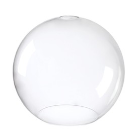 Aspen Creative 28012-60-1 Clear Glass Shade for Pendant Lights, Wall Sconces, and Lamp Posts, 1-3/4" Fitter Size, 10 3/4" High x 6 1/4" Diameter