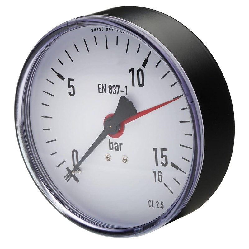 Fittingteile - Pressure Gauge 111.12 Horizontal Diameter 100 mm -