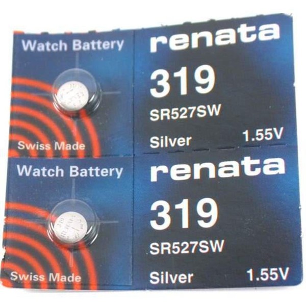 #319 Renata Watch Batteries 2Pcs