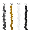 Chandelier Black Cord Cover 2 Pack Touch Fasteners 70.8inches,Brushed Polyester