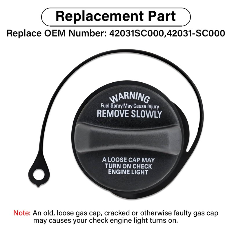 Subaru Gas Cap Fit for 2011-2013 Forester, 2012-2014 Impreza, WRX,