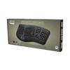 Adesso AKB-450UB - Ergonomic Keyboard with Built-in Touchpad, Wired, Multimedia