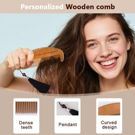 Remember I Love You Daughter Gifts from Mom Dad Novelty Engraved Hair Combs Gifts for Daughters Graduation Birthday Christmas Wedding Gift Cute Tassel Comb Gift Women