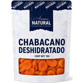 Aroma Natural | Chabacano Deshidratado 1 kg – Bolsa Resellable | Sin Azúcar Añadida · Sin Conservadores | Snack Natural para Repostería y Tabla de Quesos