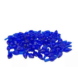 Ceramic Christmas Tree Lights 100 Medium Dark Blue Twist Lights Bulbs