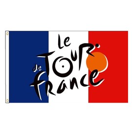 Yerchic Tour de France Flag Biking Cycling Banner 3x5ft Polyester Flags For Garage Room Man Cave