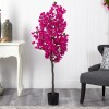 5' Artificial Tree Black Handmade