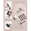 Silicone Magnetic Cable Ties, 4.72 Inch Upgraded Cord Ties With