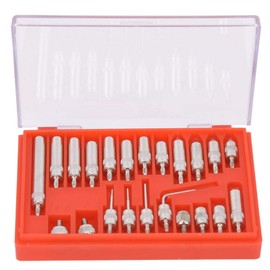 Dial Gauge with Pointed Tip Measuring Indicator Probe Lever with Storage Case 22 Pieces