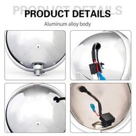 5 3/4" 5.75 Inch Led Headlight Housing bucket Compatible with Harley Davidson FXWG Chopper (Chrome)