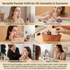 6 PCS White Large Makeup Blender Cosmetic Eye Face Foundation