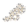20 Sets Magnetic Clasps Round Brass Fashionable Jewelry Clasps for
