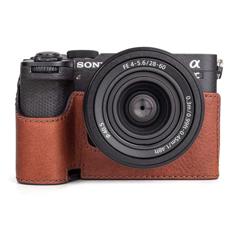 MUZIRI KINOKOO Alpha 7C II Case, Retro Style Genuine Leather