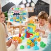 Building Blocks Set for Kids 2-5,Building Bricks for Toddler Development