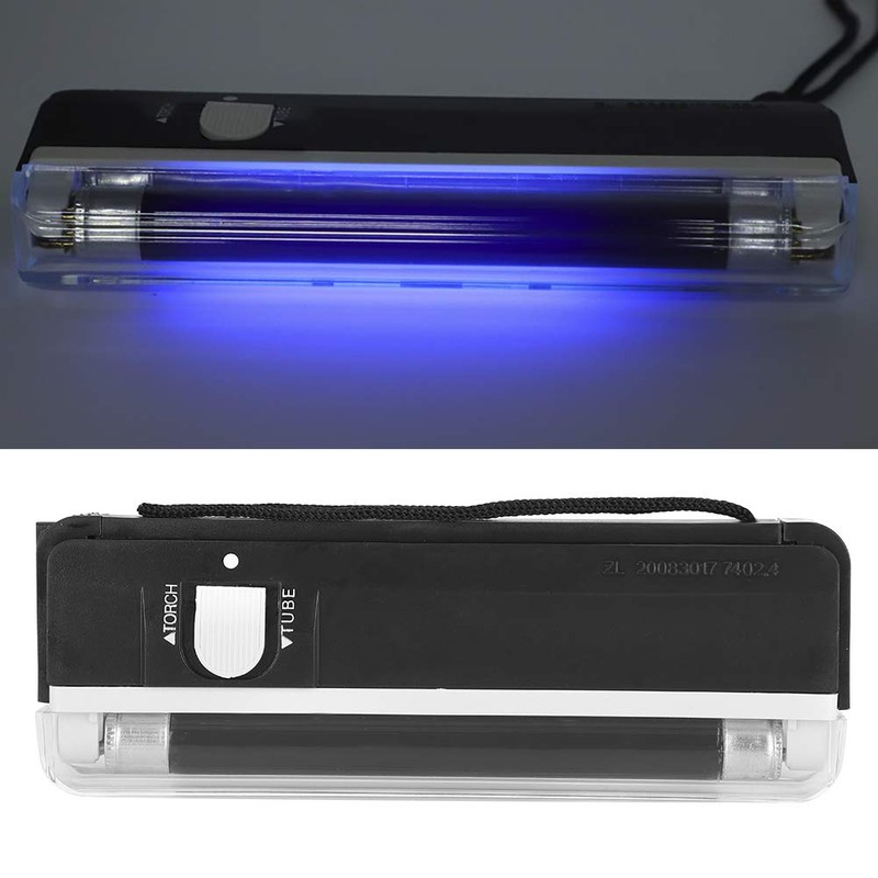 VBESTLIFE Portable UV Money Detector, Portable UV Bill Detector with