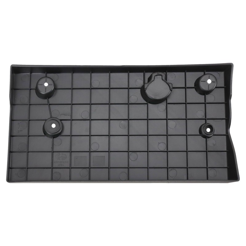 TRQ Front License Plate Bracket Black Compatible with 2018-2022 Alfa