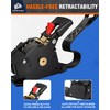 METOWARE Retractable Ratchet Straps (4-Pack) - 1" x 10' (1500lb