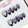 Halloween Night Hopi Handmade Nail Tips - Almond / 할로윈의