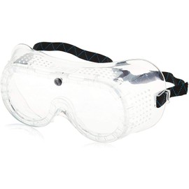 Clear Safety Goggles with Adjustable Strap, CE Certified, Meets EN166 Standard