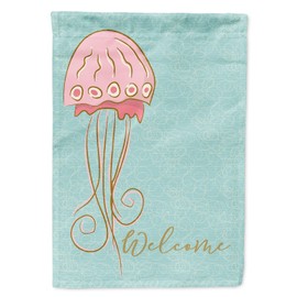 Caroline's Treasures BB8576GF Jelly Fish Garden Flag Mailbox Flag Decorative Yard Flag Banner Outside Patio Artwork Yard Flower Beds, Garden Size, Multicolor
