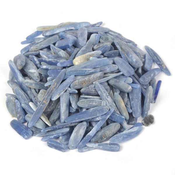 Justinstones 100 Grams Small Kyanite Long Tumbled Chips Polished Crushed