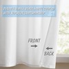 Home Queen White Waffle Bathroom Window Curtains, Water Repellent Rod