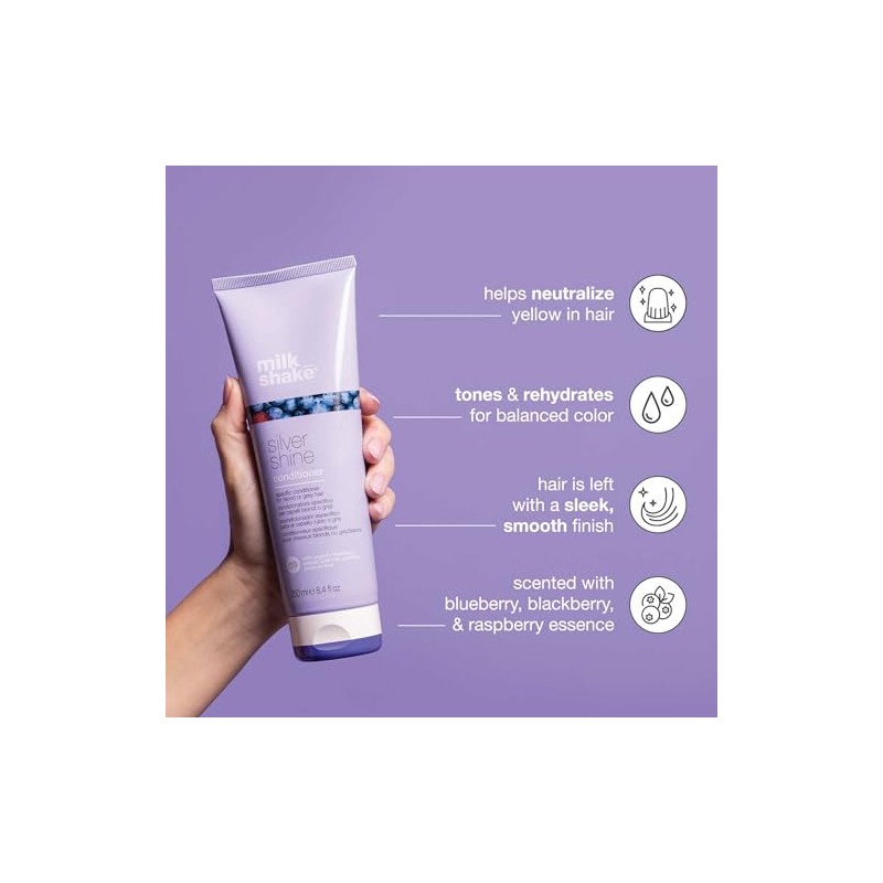 milk_shake Silver Shine Conditioner, 8.4 fl. oz.