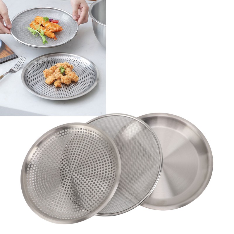 304 Stainless Steel Colander Bowl Set Large Capacity Versatile Stainless