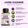 Liver Cleanse Detox & Repair Milk Thistle Supplement - 60