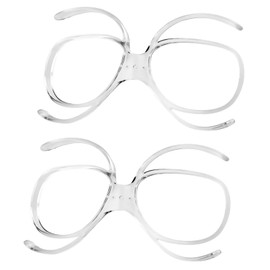 Ski Goggles Rx Inner Frame, 2 Pack Universal Size Adaptor Fit Ski Goggles for Men Women, High Flexibility Goggles Insert Frame for Glasses Wearers Can Fit Most Skiing Motocross Hiking Goggles