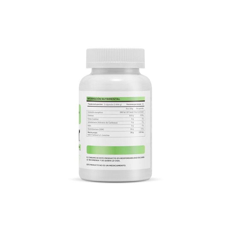 Matter DIMpulse, Suplementos Alimenticios con BioResponse DIM® e Indol-3-Carbinol, Apoya