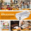 Suttmin 8 Pcs 304 Stainless Steel Food Storage Containers with