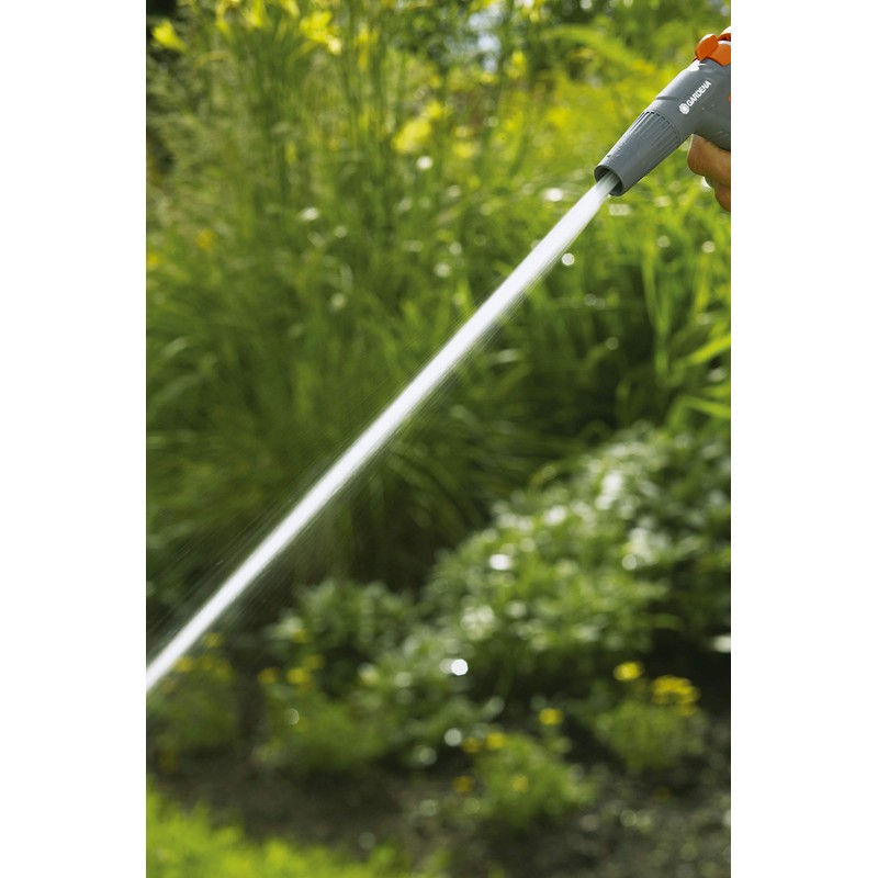 GARDENA (N9117-FP) Frost Proof Nozzle (Variable Spray Patterns), Adjustable Flow