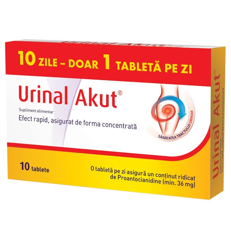 WALLMARK Urinal Akut 10 Tablets for Problems with Urinary /