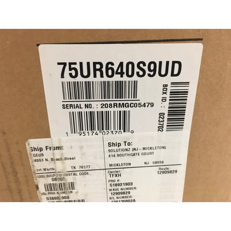LG 75" UR640S Series 4K UHD LED TV Stand Legs
