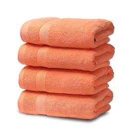 Bath Towels 4070 Papel Towel Premium Set is Suitable for Bathroom SPA High Water Absorption Rate Soft and Non-Fading Four Towel Gift (ColorD) (C)     