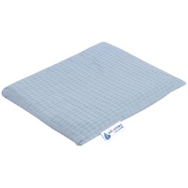 Medi Partners Cherry Stone Cushion, Large Heated Cushion 500 g Rectangular 20 x 25 cm Eco Natural 100% Cotton Heat + Cold Therapy Massage Therapy (Navy Blue)
