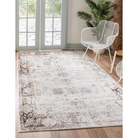 Unique Loom Sofia Collection Traditional Vintage Beige Area Rug (4' x 6')