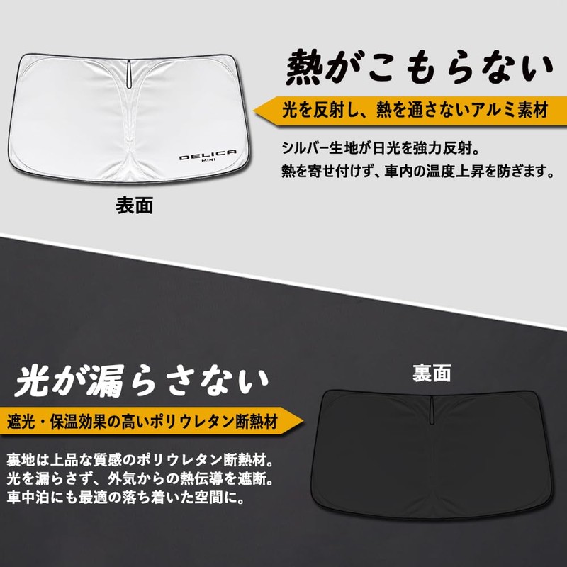 SAWAKAKI Mitsubishi Delica Mini B3 Series Special Design Sunshade for