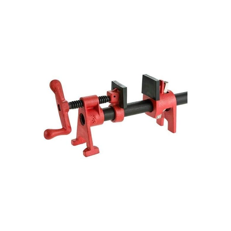 Bessey BPC-H34 3/4-Inch H Style Pipe Clamp, red - Pack