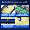 ASEMI (2 Pack) Solar Wall Lights Outdoor, 202PCS LED White,Cordless,Waterproof