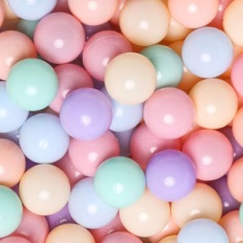 GOGOSO Pelotas para Piscinas de Pelotas para Niños Pequeños Paquete de 50 100 200 Pelotas de Plástico con Forma sin Ftalatos sin BPA No Tóxicas de 2.2
