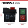 120V Electromagnetic Push Button Switch for Table Saws,Drill Press,Router Table,