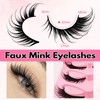 False Eyelashes, Wispy Cat-Eye Eyelashes, Wet Look, Curly, Fox Eye,