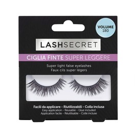 Lash Secret Volume - False Eyelashes for Extreme Volume - Ideal for Special Occasions - Lashes with Glue - Volume 180