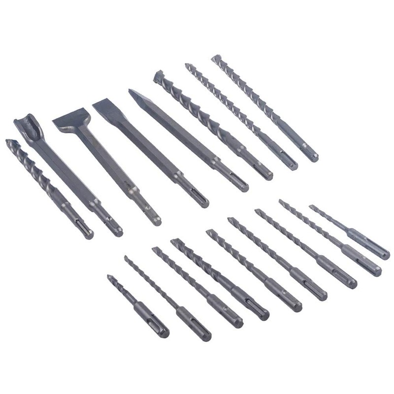 maXpeedingrods Rotary Hammer Drill Bits and Chisel Set - 17